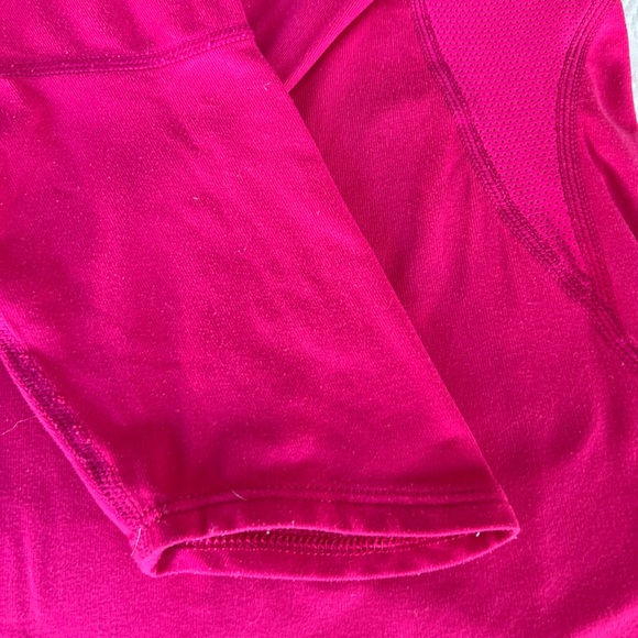 Nike Dri Fit Pink Long Sleeve Athletic Top - Picture 5 of 8